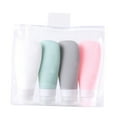 thumbnail image 4 of Silicone Travel Bottle Portable Refillable Toiletries Container for Home in Assorted Color, 4 of 8