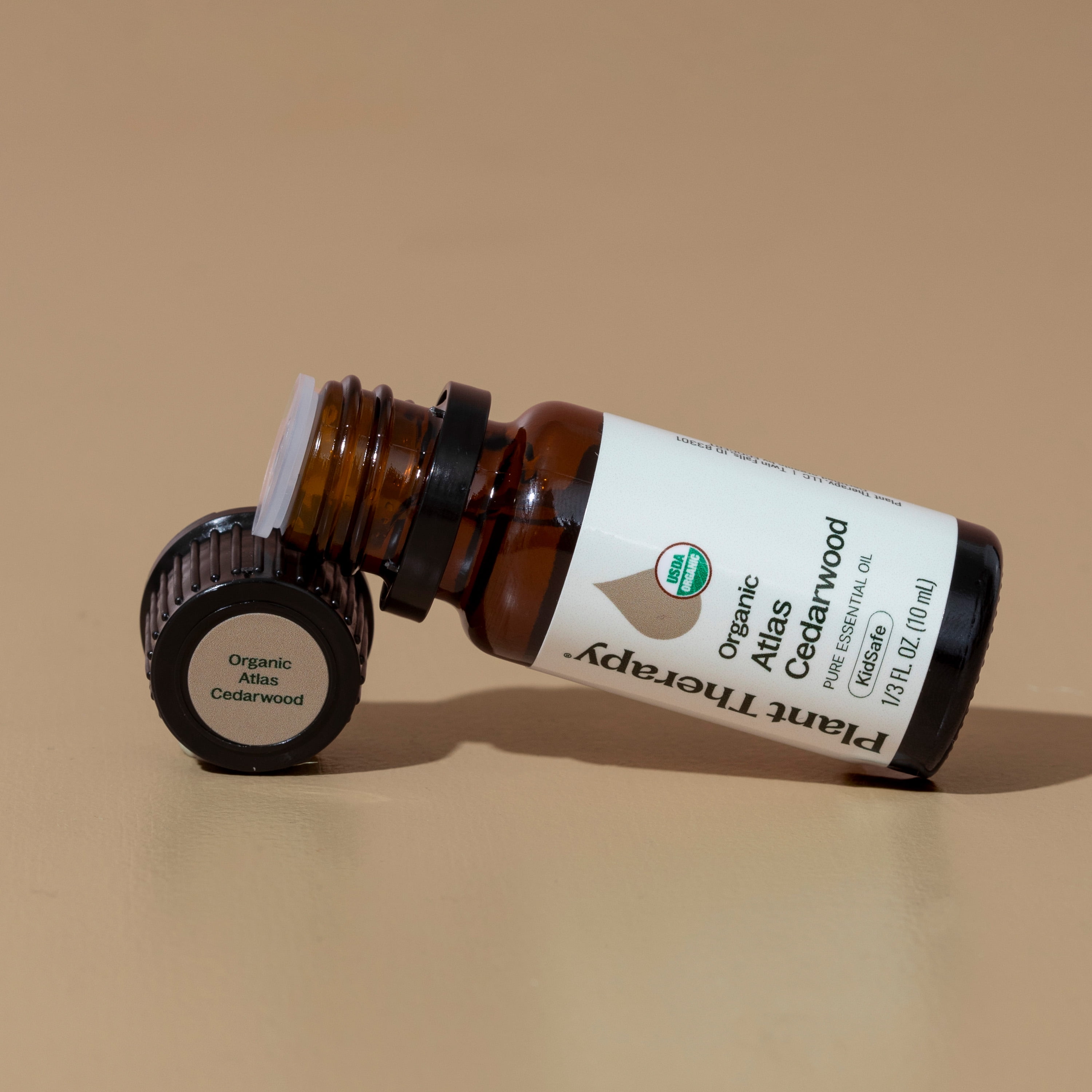 Plant Therapy Organic Atlas Cedarwood Essential Oil 100% Pure, USDA Certified Organic, Undiluted, Natural Aromatherapy 10 mL (1/3 oz)
