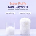 thumbnail image 6 of Mellow White Puff Pillow Standard, 6 of 9