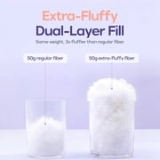 Mellow White Puff Pillow Standard