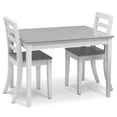 thumbnail image 5 of Delta Children Gateway Kids Table and 2 Chairs Set, Greenguard Gold Certified, Grey/White, 5 of 10