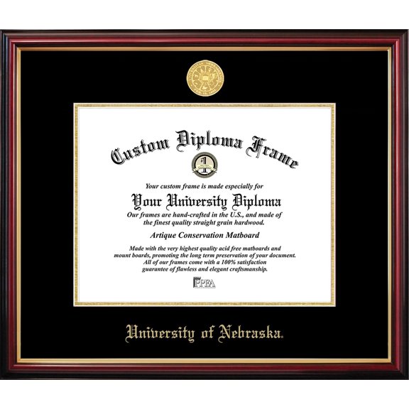 Nebraska Petite Diploma Frame