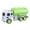 Color D, variant on Garbage Truck Toys For Boys Sanitation Vehicle Three Piece Set Toddler Kids Girls 1 2 3 Years Car 12 18 Months,12.5cmx5.5cm,Blue