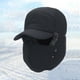 thumbnail image 1 of Gorro Ushanka para hombre con orejeras, gorro de caza cálido a prueba de viento para invierno, gorro para esquiar y nieve, 1 of 9