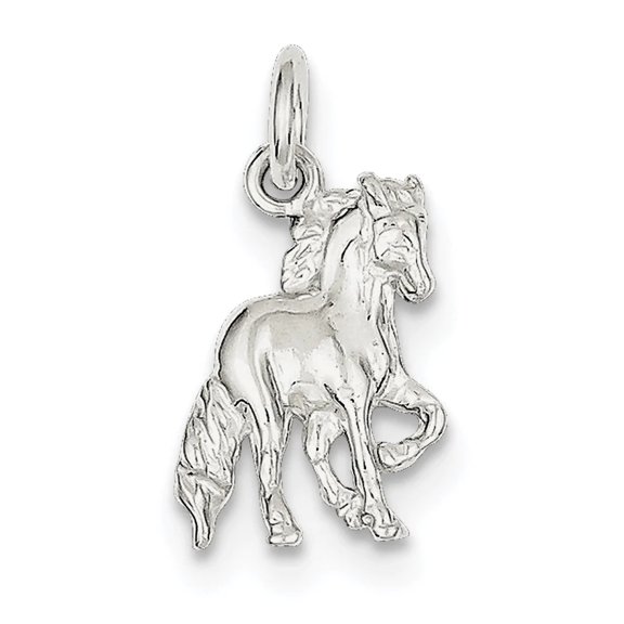 Sterling Silver Horse Charm QC846