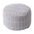 thumbnail image 1 of Ounissouiy Ottoman Pouffe Cover Cubes Floor Cushion Seat for Kidsroom Bedroom  Decoración del hogar Gris, 1 of 1