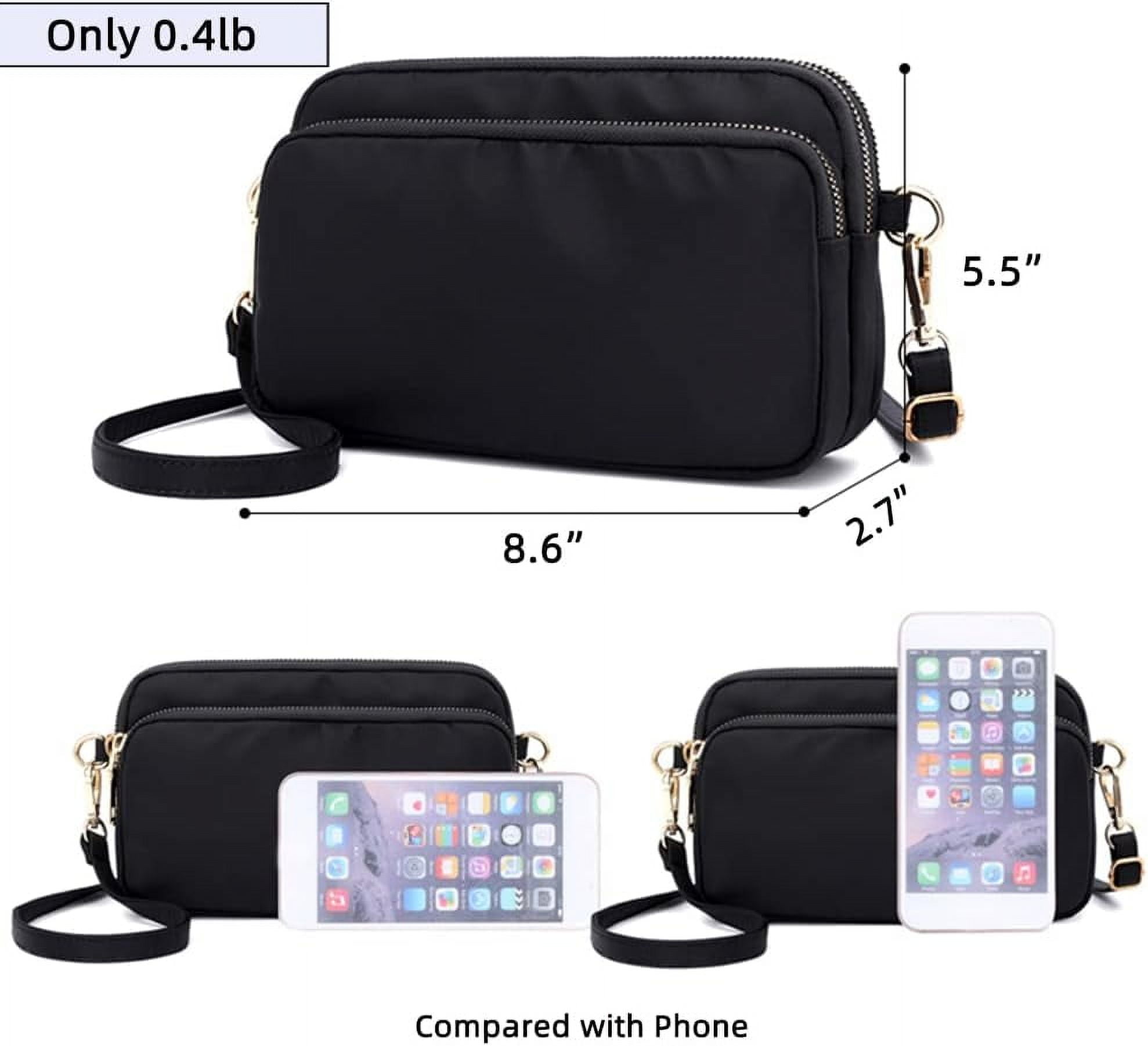 Crossbody Bag for Women, Lightweight Purses Nylon Small Shoulder Bag Satchel