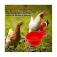 thumbnail image 4 of 6 bebederos automáticos para pollos, cuencos, cuencos de plástico, dispensadores de agua para aves de corral, vasos automáticos de agua potable para pollitos, codornices, patos y pájaros, 4 of 5