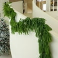 thumbnail image 5 of Bootesun 6FT Christmas Garland Artificial Norfolk Pine Garland，Real Touch Winter Greenery Garland, Faux Pine Needles Garland for Home Table Mantle Fireplace Indoor Outdoor Christmas Decors, 5 of 12