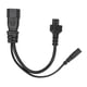 thumbnail image 3 of Cable de Alimentación ANGGREK IEC320 C14 Macho a C5 C7 Hembra 11,8 Pulgadas, 3 of 8