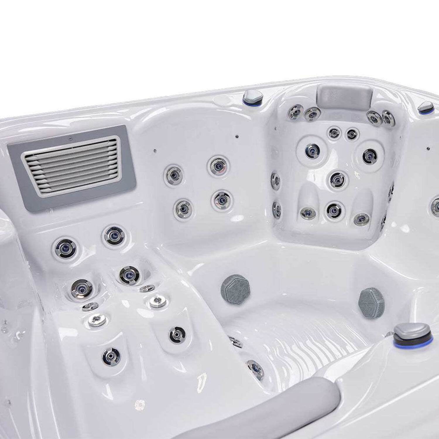 Bueno Spa New York 6 - Person 49 - Jet Hot Tub, Ice White