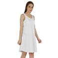 thumbnail image 3 of Inkmeso Robe de Réservoir de Base pour les Femmes Robe Midi Courte Décontractée d'Été Sans Manches Ample Robe Tunique, 3 of 7