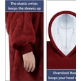 thumbnail image 4 of Manta con capucha para niños, sudadera con capucha de gran tamaño, bata de forro polar supersuave, cálido y cómodo abrigo con capucha, regalos para jugadores, niños, niñas y adolescentes Ormromra LL-2141-3, 4 of 7