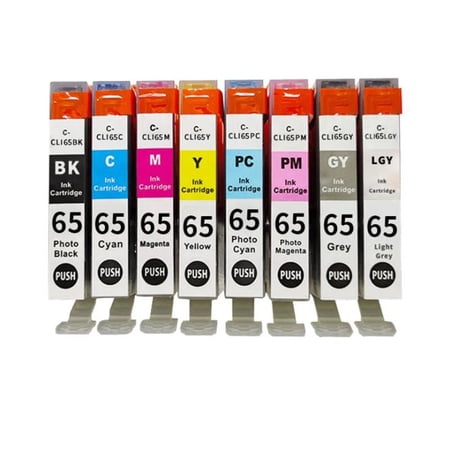 Replacement CLI 65 CLI65 CLI-65 Premium Compatible Black Color InkJet Ink Cartridge for Canon PIXMA Pro 200 Pro-200 Printer