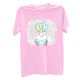 thumbnail image 4 of Camisetas de cuello redondo para mujer del día de Pascua, camisetas con estampado de conejo de Pascua, camisetas de manga corta, blusas Pompotops hkajfhjk462513, 4 of 7