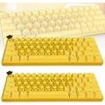 thumbnail image 1 of FeBohao Quackboard uck Keyboard with Light & Sound, Custom Keycaps, Gift for Duck Lovers (1pcs), 1 of 7