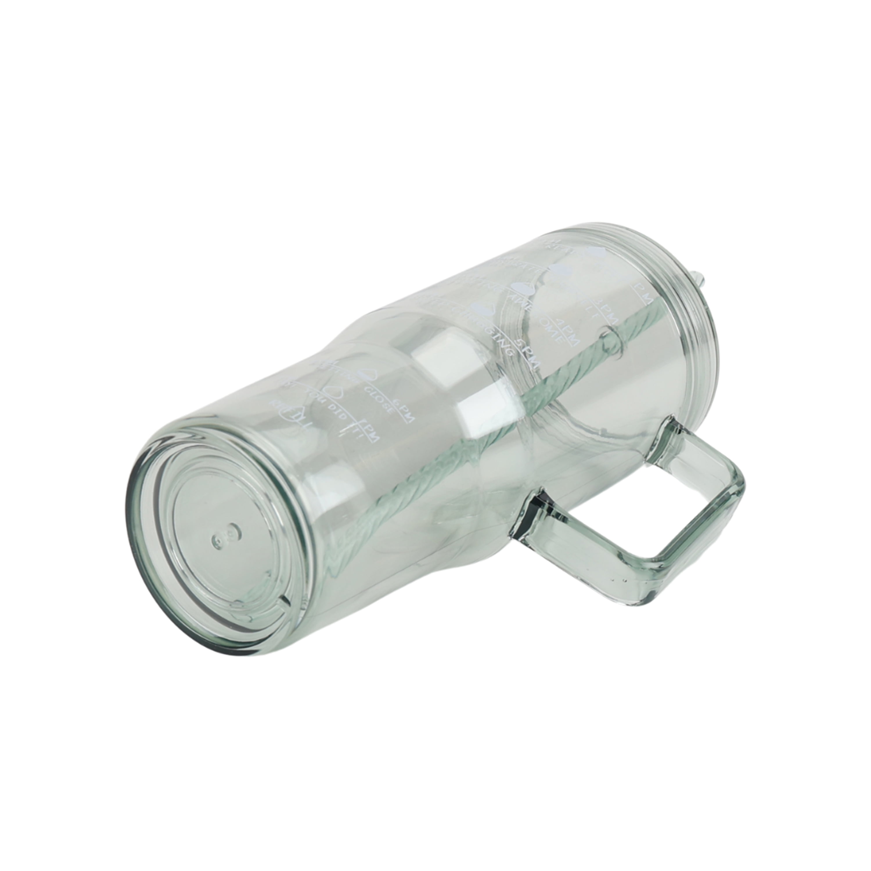 Mainstays 30 Ounce Plastic Tumbler with Handle, Green