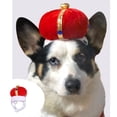 thumbnail image 2 of OULII Couronne pour Chat Chapeau Couronne Coton Rouge avec Design Original pour Animal de Compagnie 1Pcs S, 2 of 6