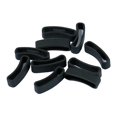 thumbnail image 3 of Anillos de Cierre de Goma Hugo 10 Piezas Bandas de Reloj de Silicona Negro, 3 of 8