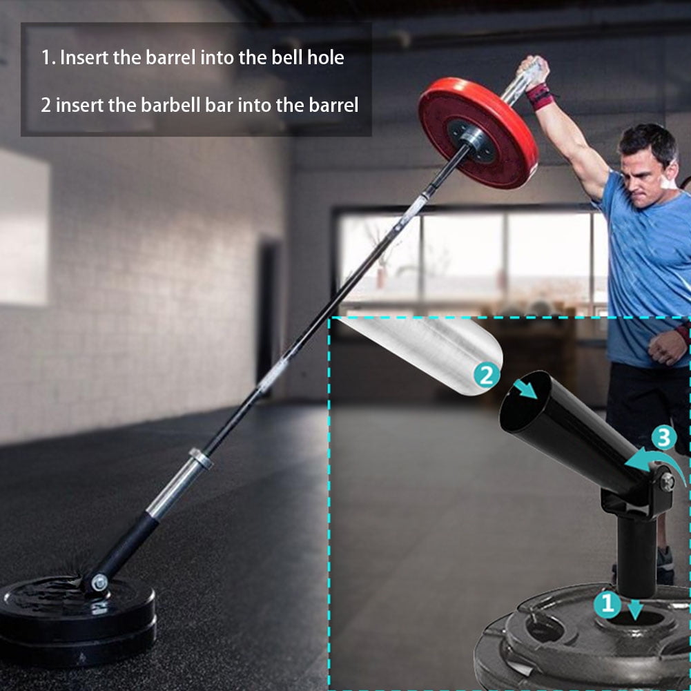 Details about   Home Gym Fitness Barbell Attachment Deadlift Squat Workout Rowing V-Bar Core 