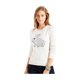 thumbnail image 1 of Suéter de punto Aeropostale para mujer blanco roto extra pequeño, 1 of 2