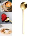 thumbnail image 2 of 2DXuixsh Dessert Spoon Coffee Spoons for Eating Mixing Stirring Gold Plated Stainless Steel Coffee Scoop Mini Teaspoons Coffee Sugar Dessert Cake Ice Gold, 2 of 7