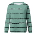 thumbnail image 5 of WRKEKC Chandail en Molleton Mode Tendance pour Femmes, Chandail à Manches Longues Col Rond avec Motifs Uniques pour Style Décontracté Mode Urbaine Vert Menthe G, 5 of 5