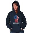 thumbnail image 3 of American Attitude Rebel Patriot Unisex Plus Fleece Graphic Hoodie Brisco Brands 4X, 3 of 6