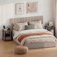 thumbnail image 2 of Furinno SIMPLISTIC Set of 2. 2-Tier Nightstand. Bedside Table. Walnut, 2 of 5