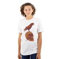 thumbnail image 3 of Gothic Crow Raven Sitting on Skull Plus Size Crewneck Graphic Tee Shirt Brisco Brands 4X, 3 of 6