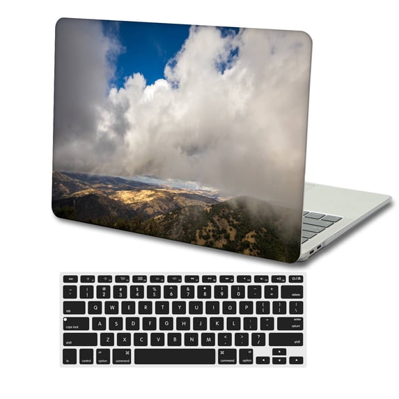 KSK KAISHEK Hard Shell Case Cover Only for 2012/2013/2014/2015 Release MacBook Pro 15" with Retina Display No CD-ROM / USB-C + Black Keyboard Cover Model: A1398 Sky Series 0008
