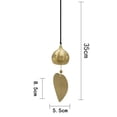 thumbnail image 2 of ENTASSER Gold Leaf Hanging Bell for Good Luck Wealth and Safe Window Door Home Pendant Wind Chime Feng Shui BellStyle 4, 2 of 5