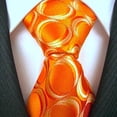 thumbnail image 1 of Extra Long Orange Tie for Men - XL Ties Burnt Orange - 63" inch Tie - Burnt Orange, 1 of 4