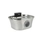 thumbnail image 1 of Fontaine à eau sans fil pour chat, automatique, en acier inoxydable, grande capacité de 3,2 L, avec batterie longue durée, prise UE, 1 of 4
