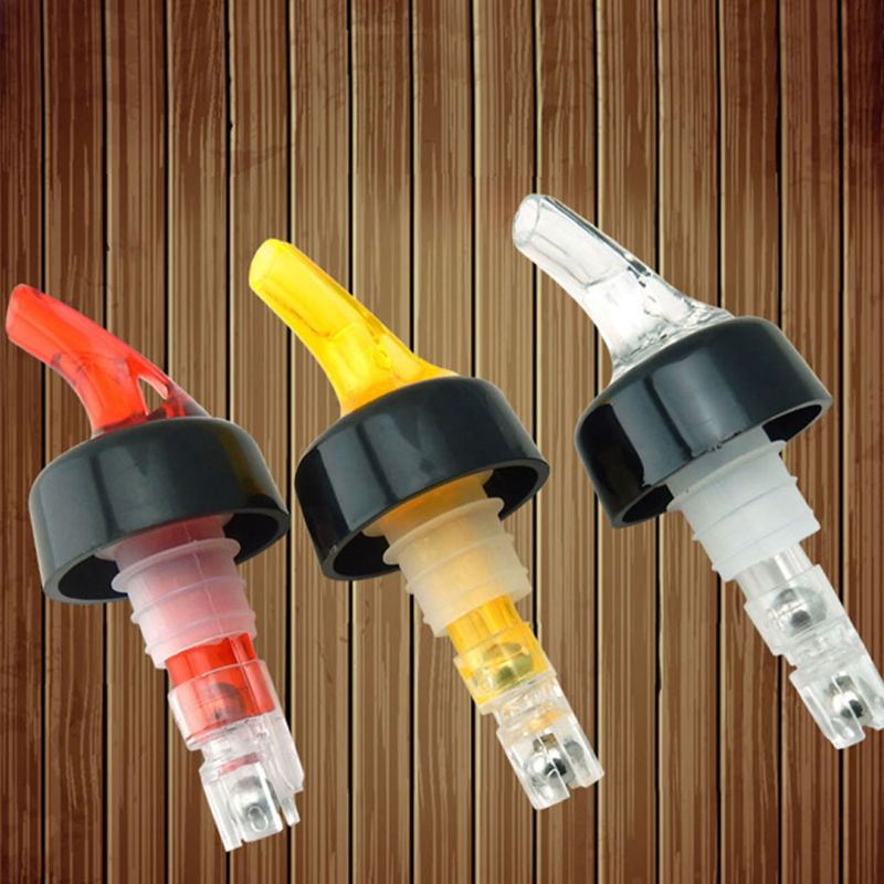 New Measured 1Oz Liquor Free Flow Bar Wine Bottle Pourer Pour Spout Stopper 