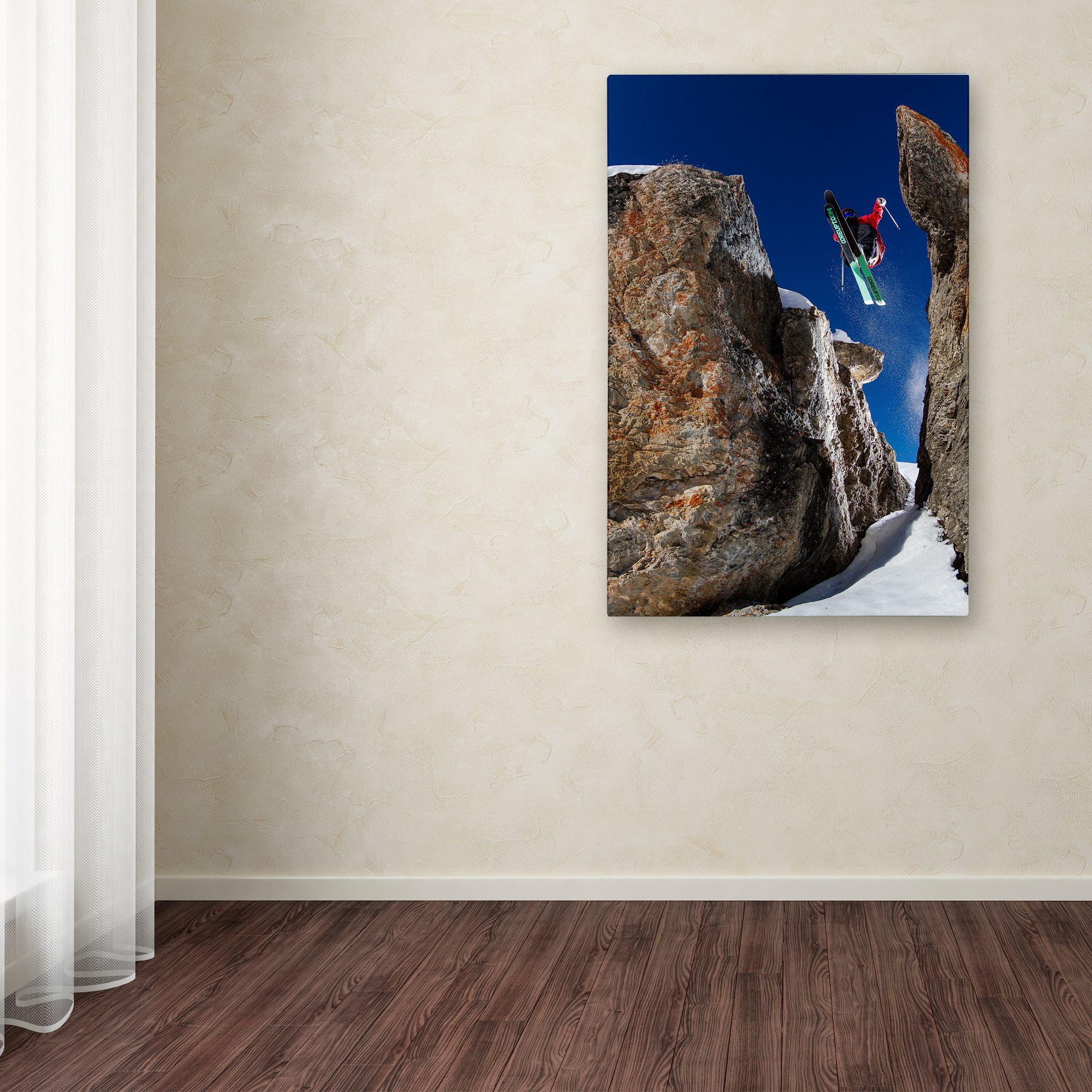 Trademark Fine Art 'In Between The Rocks' Canvas Art by Tristan Shu