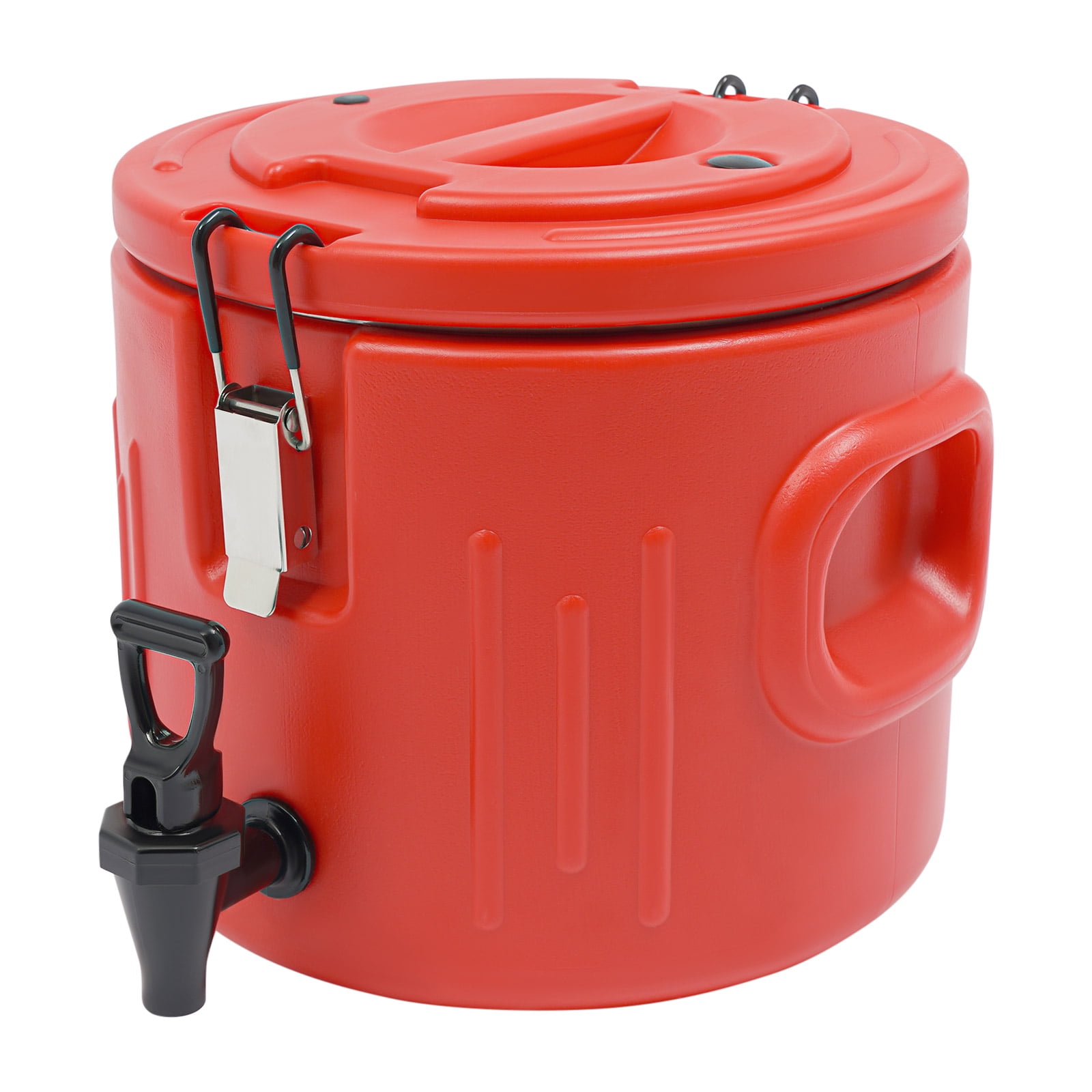 Stainless Steel Lined Beverage Cooler, 10L Capacity with Silicone Seal, 6-8H Cold/Heat Retention for Events