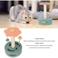 thumbnail image 4 of GFDYREE Durable Materials Cat Scratching Post, Multifunctional Design, Reinforced Base, Anxiety Reduction Bell, Adorable Appearance for Climbing Jumping (Pink), 4 of 7