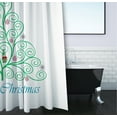 thumbnail image 3 of Simply Daisy 70" W x 73" L Decorated Filigree Tree Polyester Shower Curtain, Bright Green [1 Ct], 3 of 5