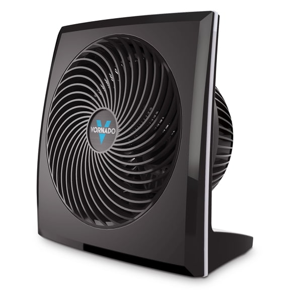 Black  Medium Whole Room Air Circulator Panel Fan,