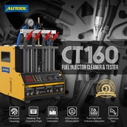 AUTOOL CT160 Automotive Fuel Injector Cleaning Machine 4 Cylinder Injector Cleaner & Tester 2000ml Fuel Injector Cleaner Machine