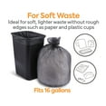 thumbnail image 3 of MyOfficeInnovations Trash Bags 12-16 gal 24x33 Blk 1000 CT 20 RL of 50 BG/RL 888979, 3 of 7