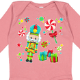 thumbnail image 4 of Inktastic Holiday Nutcracker and Candy for Christmas Boys or Girls Long Sleeve Baby Bodysuit, 4 of 5