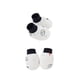 thumbnail image 3 of 2 pares de guantes de protección para la cara de algodón suave para bebés recién nacidos, juego de fundas para los pies, manoplas antiarañazos, kit de calcetines para niños pequeño, 3 of 5