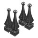 thumbnail image 5 of Greenadscape 4Ud Accesorios De Hierro Para Con Europeo Para De Jardín Color Negro, 5 of 8