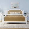 thumbnail image 3 of Hillsdale Furniture Melanie Wood and Cane King Bed, White, 3 of 18