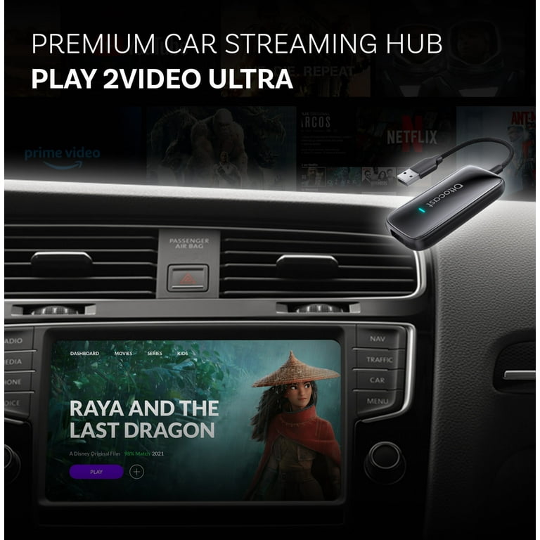 Ottocast Play2video Ultra Wireless CarPlay Android Auto Adapter