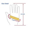 thumbnail image 3 of Baberdicy Gloves Women Lady Black Leather Gloves Autumn Winter Warm Rabbit Mittens Gloves for Cold Weather Purple, 3 of 3