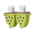 thumbnail image 1 of Pompotops Popsicle With 4 Pops, Silicone Ice Cream Molds Reusable Ice Makers Easy Release Popsicle Tray For DIY Ice Cream Homemade Ice Clearance, 1 of 1