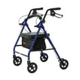 thumbnail image 1 of Rhythm Healthcare Siège de Déambulateur à 4 Roues Léger en Aluminium Royal, Bleuet, 1 of 6